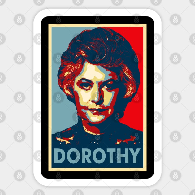 Pop Dorothy Zbornak Sticker by Selfish.Co